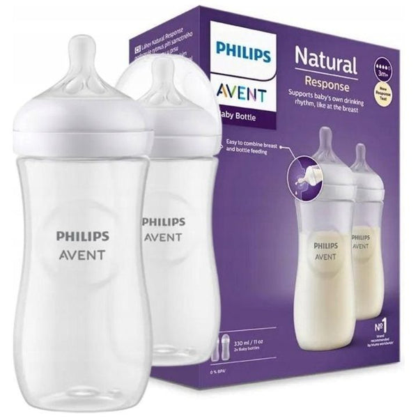 Philips Avent Natural Response Baby Bottle 3m+ 330ml