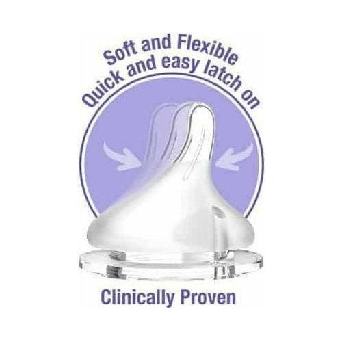 Light Gray Lansinoh NaturalWave® Teat - 2 Sizes