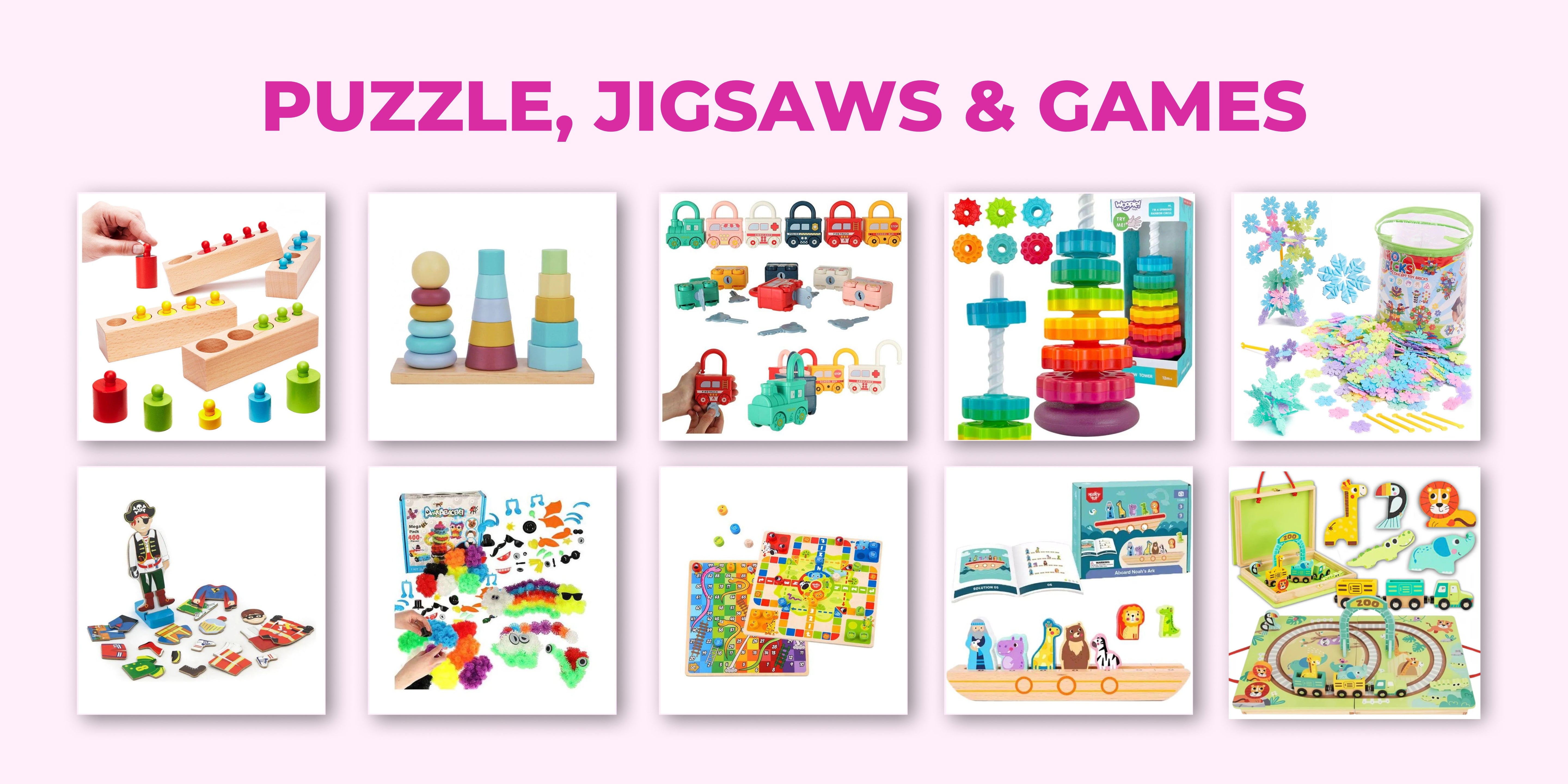 puzzle, jigsaws & games