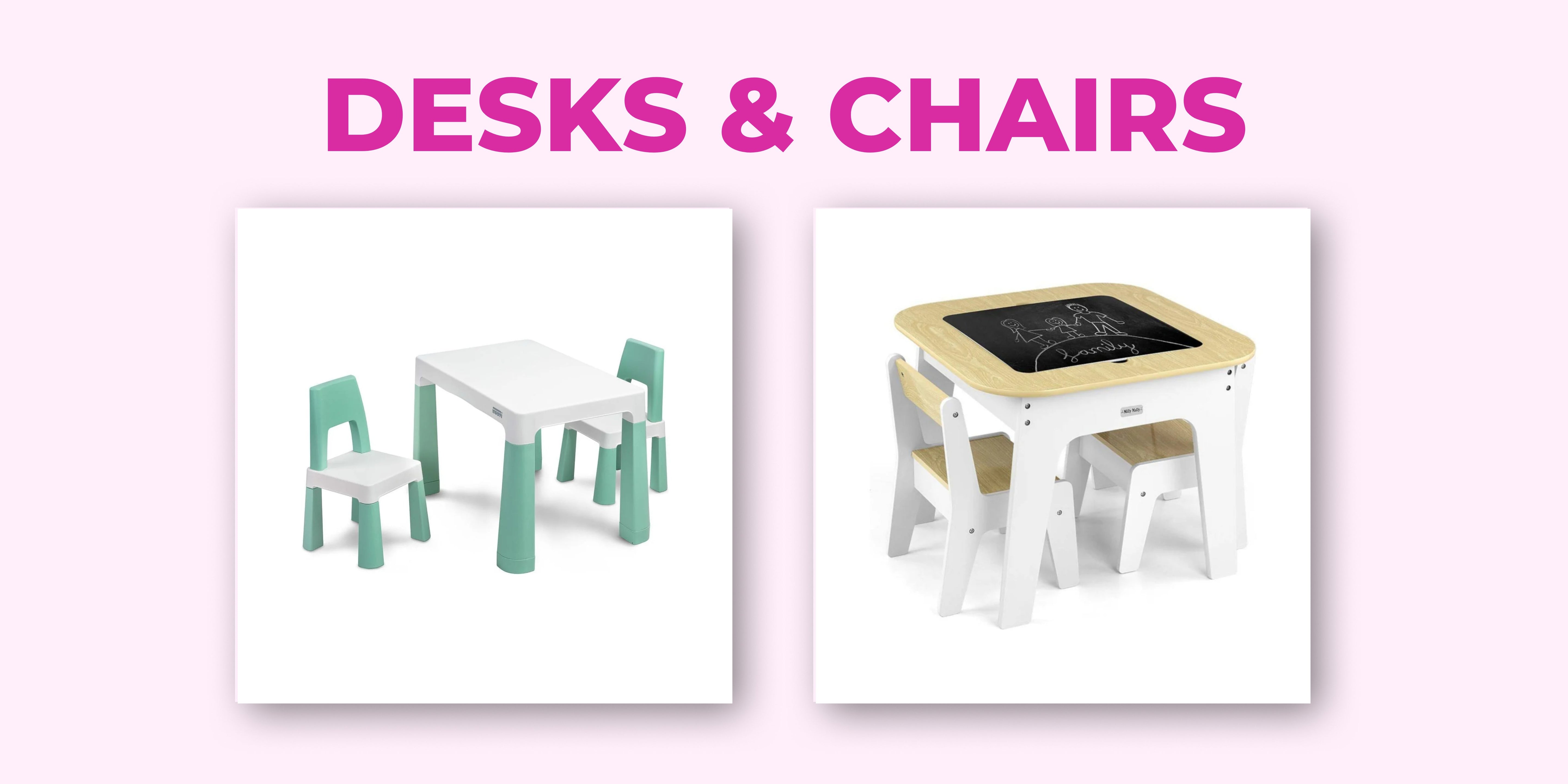 Desks & chairs