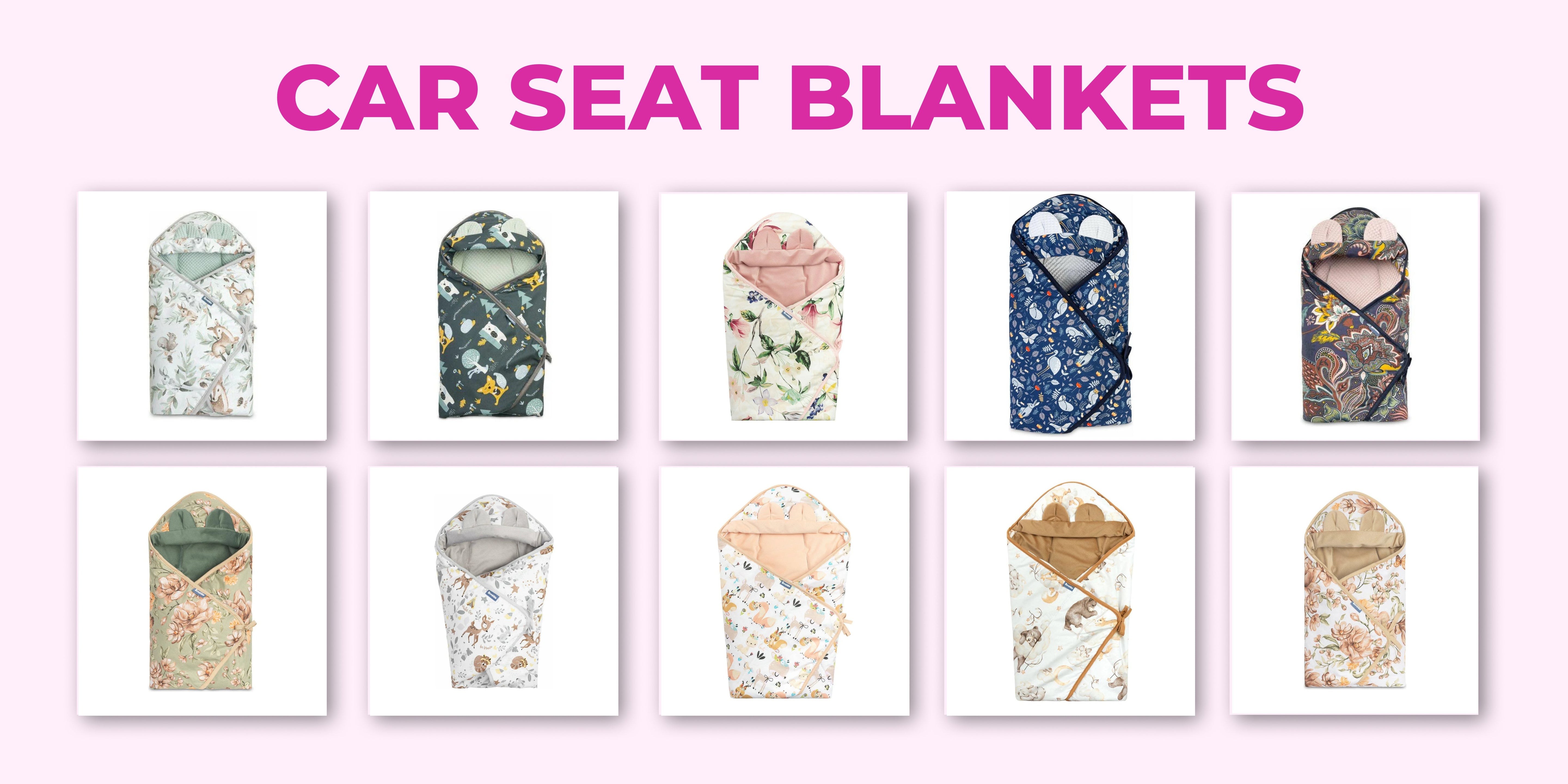 Car seat blankets