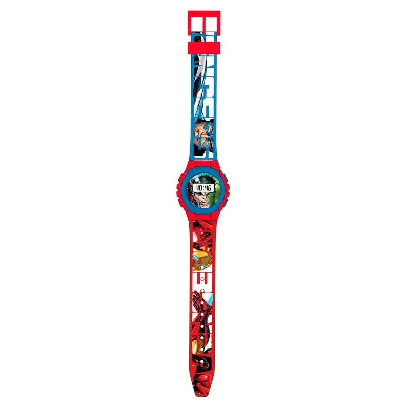 License Avengers Notebook + Digital Watch + Multi-Colour Pen