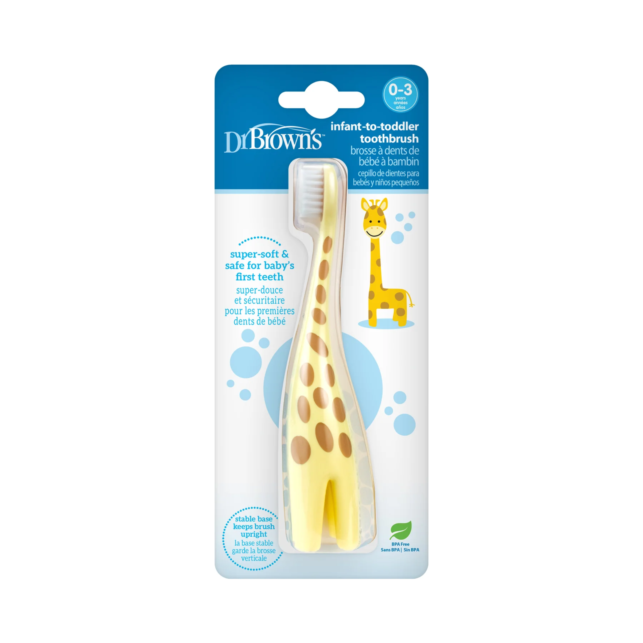 Dr. Brown's Toothbrush 12m+ - Giraffe