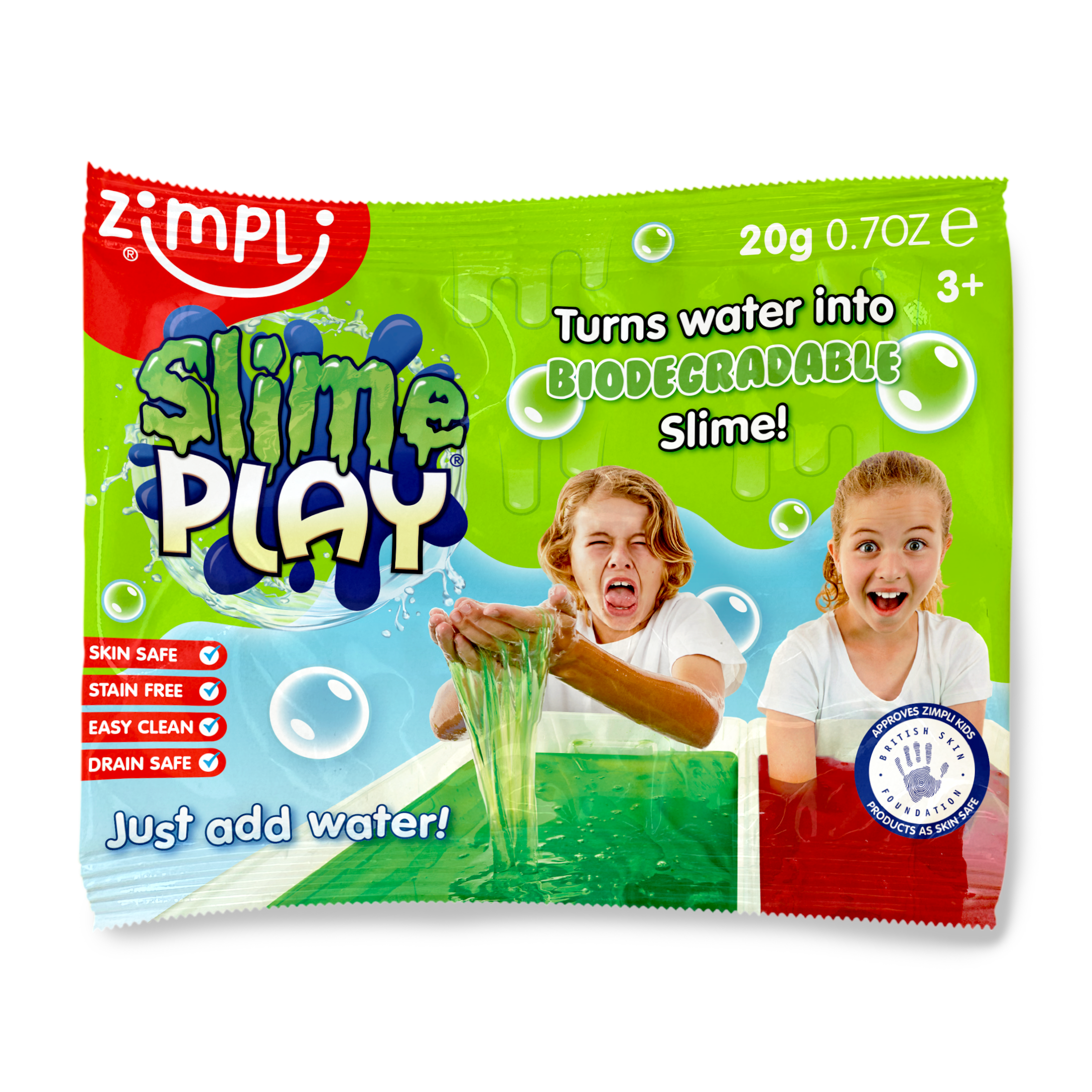 Zimpli Slime Play Foil Bag- DIY Slime Sensory Play Toy