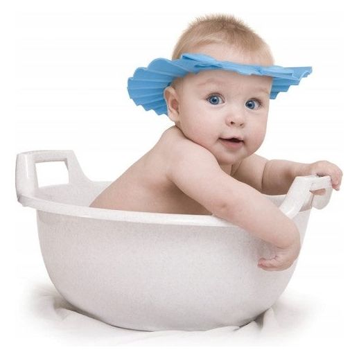 Canpol Baby Adjustable Protection Bath Cap - Blue