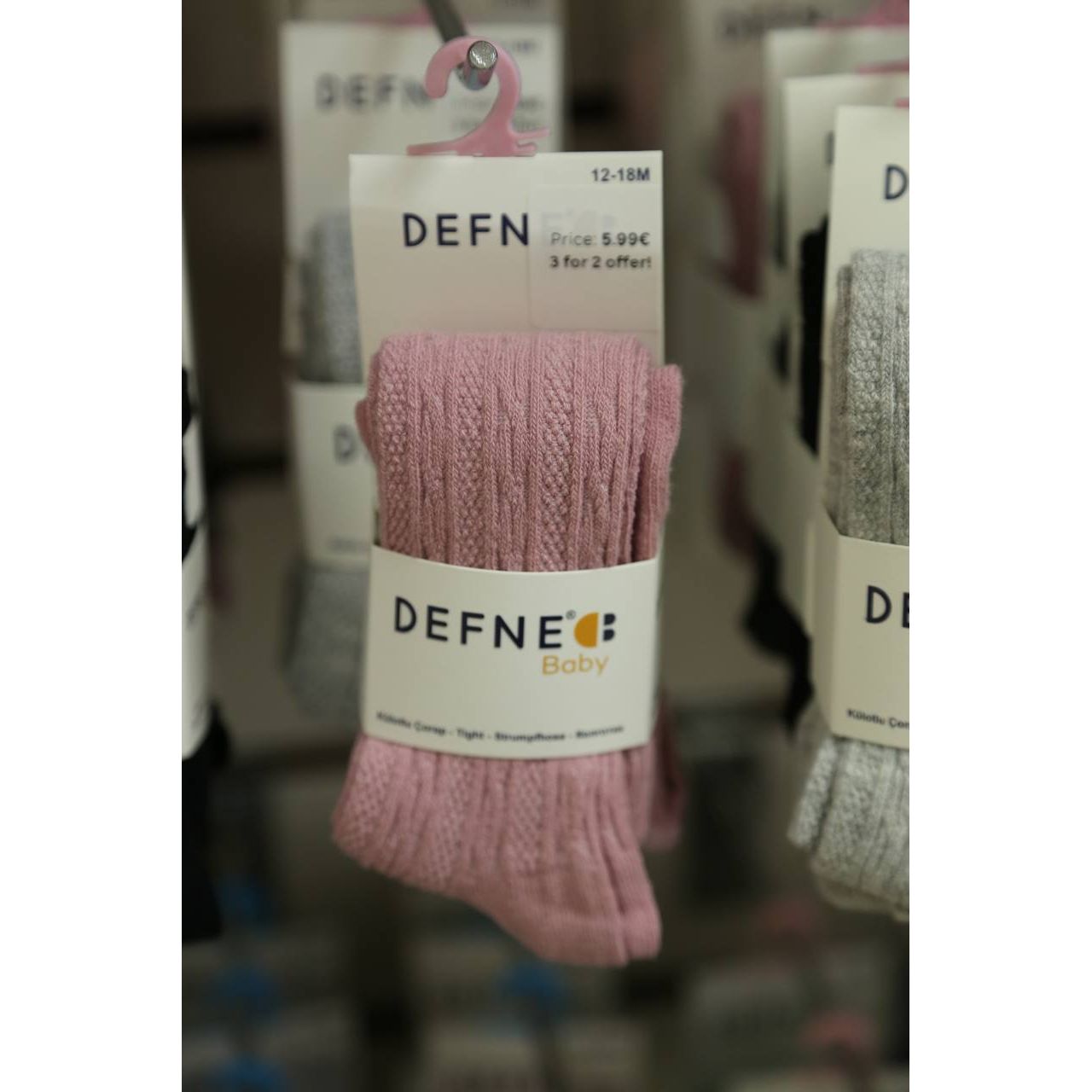 Defne Baby Cable Knit Rich Tights - Choose Colour