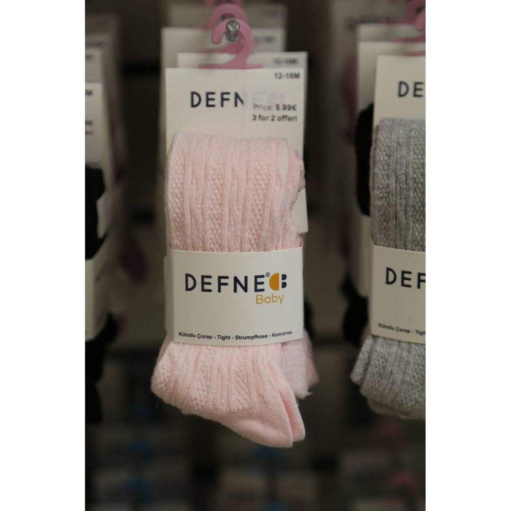 Defne Baby Cable Knit Rich Tights - Choose Colour