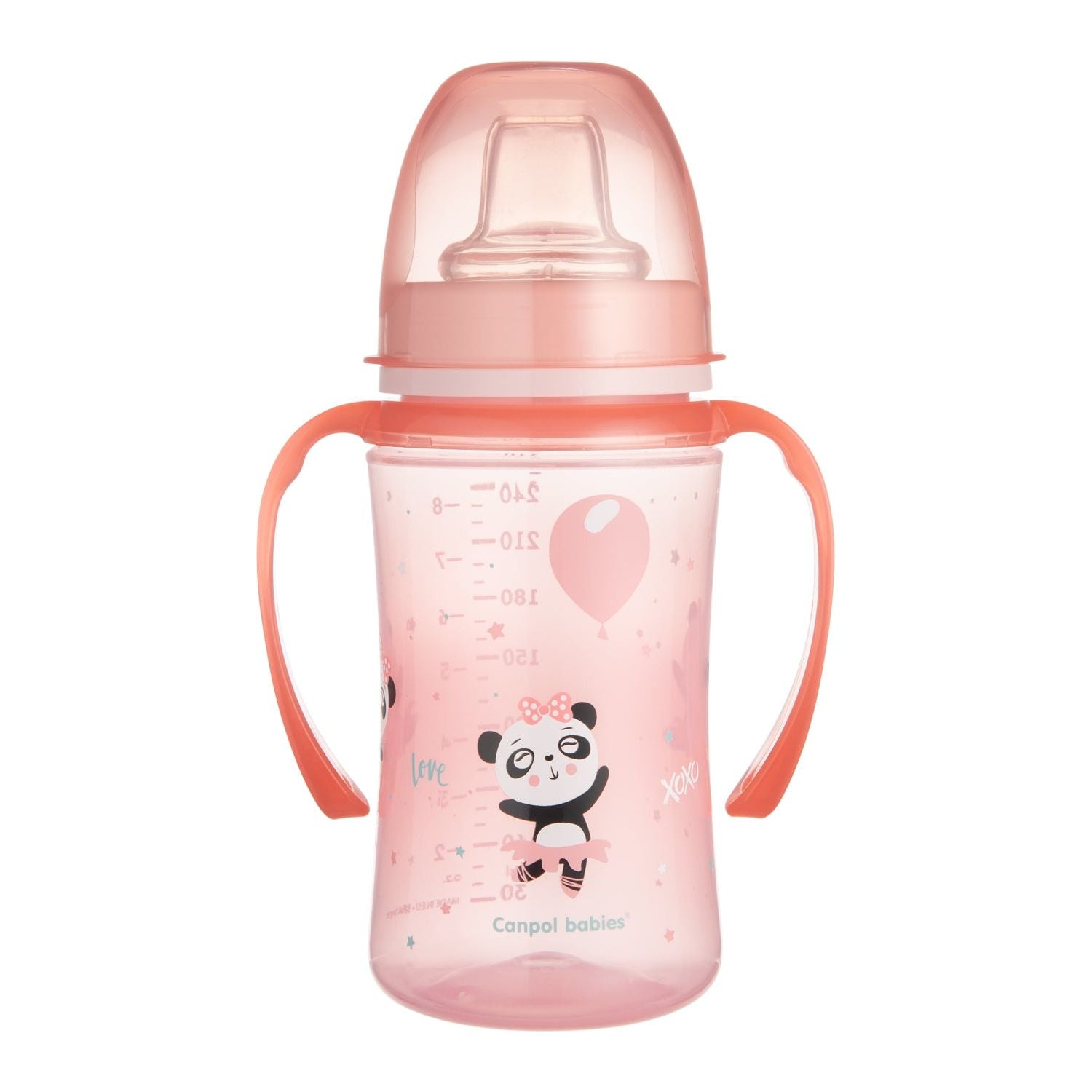 Gobelet d'entraînement en silicone Canpol EasyStart 240 ml - ANIMAUX EXOTIQUES