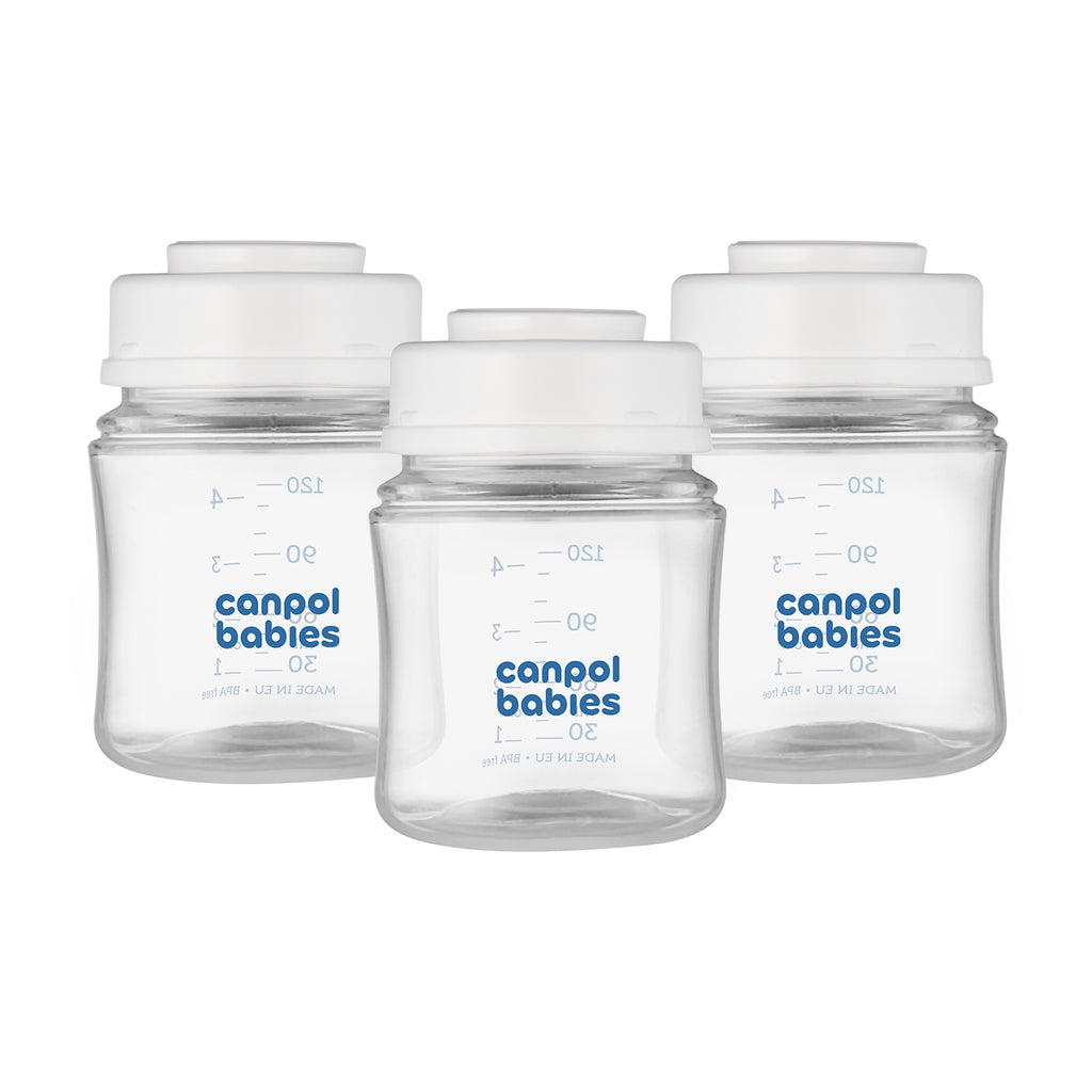 Canpol Bottle Set for Breast Milk Storage 3x120ml