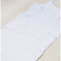 Babylove Girls Vests 3 pack | White