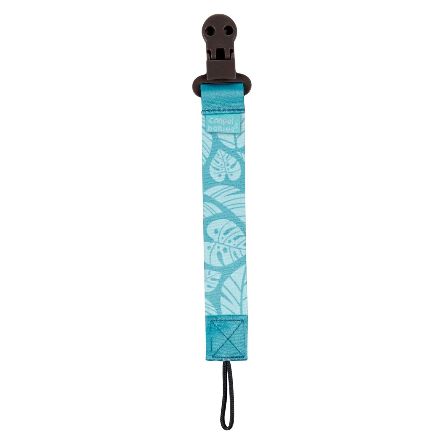 Canpol Babies Soother Clip with Ribbon - EXOTIC ANIMALS - Blue