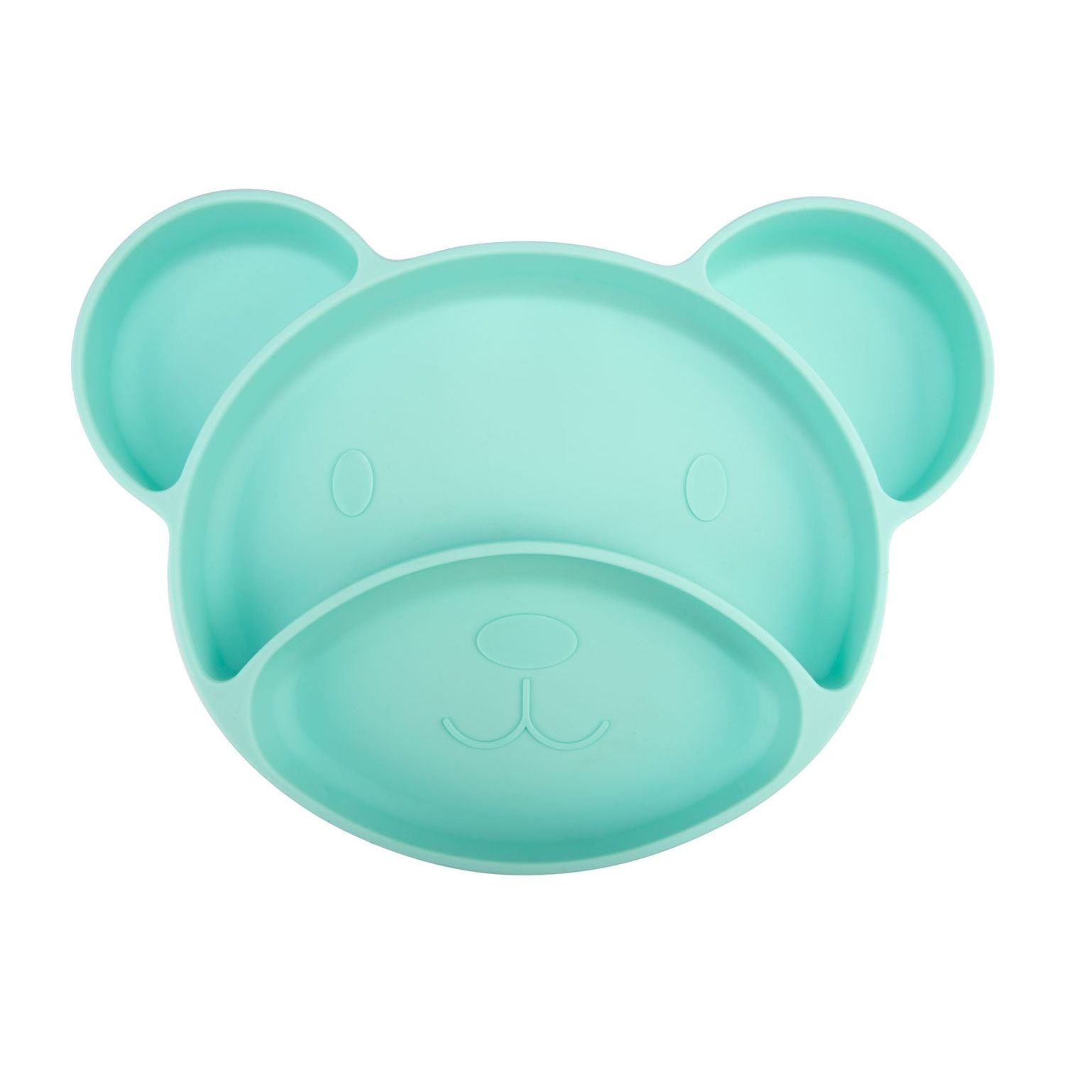 Canpol Silicone Suction Plate - BEAR 6m+ - Turquoise