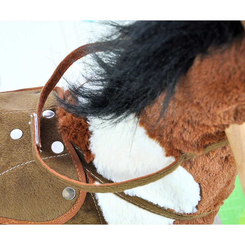 Milly Mally Rocking Horse Patches - Dark Brown