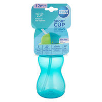 Canpol Sport Cup, Filp-Top Silicone Straw 270ml - Choose Colour
