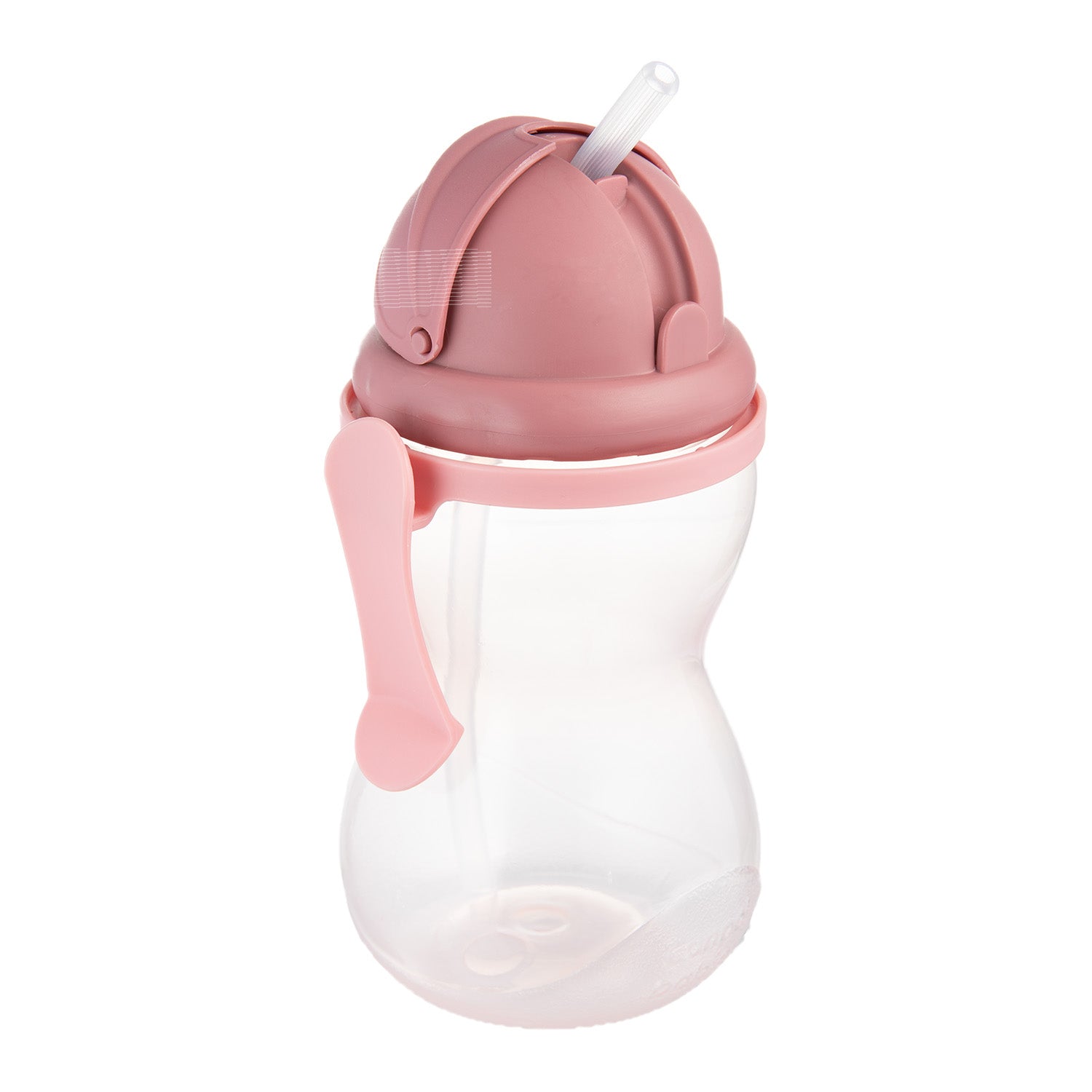 Canpol Babies Sport Cup with Flip-Top Silicone Straw – Pink
