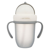 Canpol Cup with Silicone Flip-top Straw 210ml - Matte Pastels