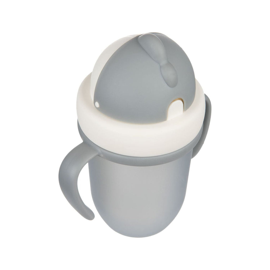 Canpol Cup with Silicone Flip-top Straw 210ml - Matte Pastels
