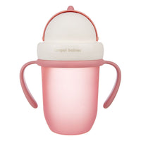Canpol Cup with Silicone Flip-top Straw 210ml - Matte Pastels