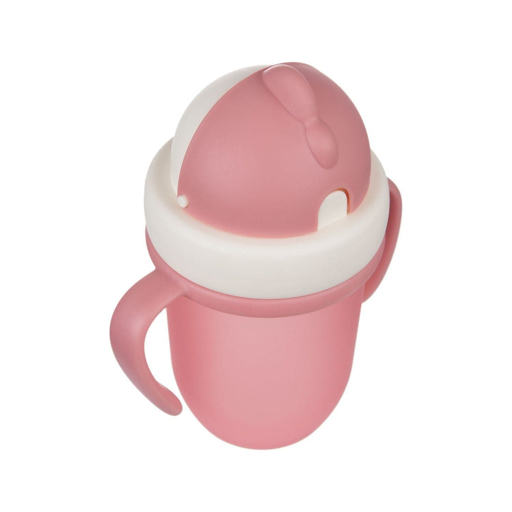 Canpol Cup with Silicone Flip-top Straw 210ml - Matte Pastels