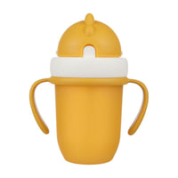 Canpol Cup with Silicone Flip-top Straw 210ml - Matte Pastels