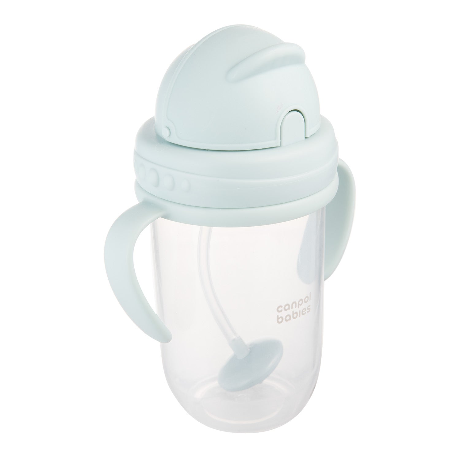 Canpol Babies Non-Spill Weighted Straw Cup 270ml 6m+ – Mint