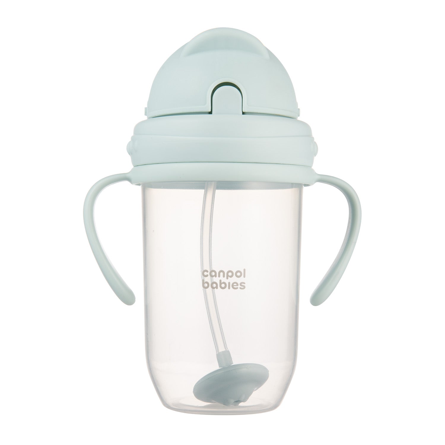 Canpol Babies Non-Spill Weighted Straw Cup 270ml 6m+ – Mint