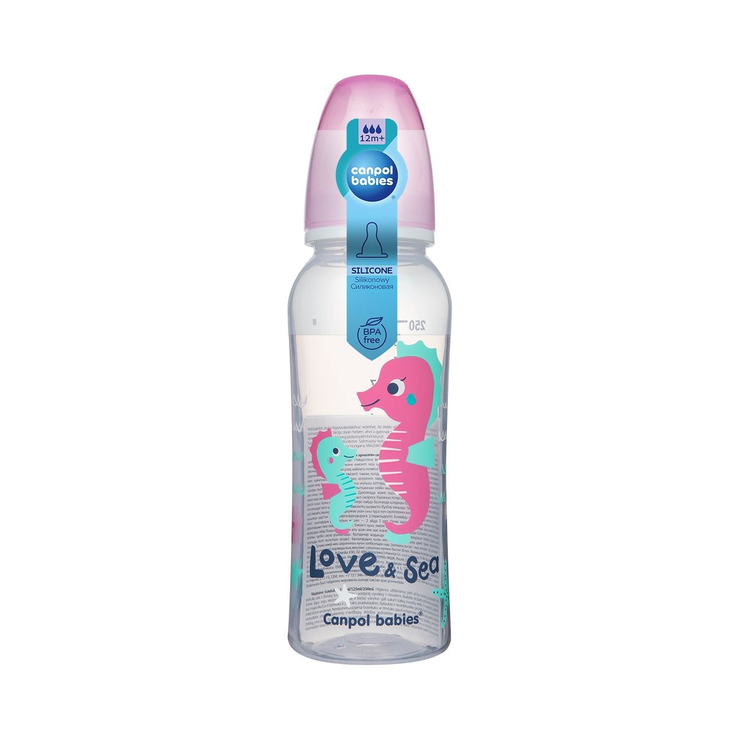 Canpol Narrow Bottle 250 ml LOVE&SEA