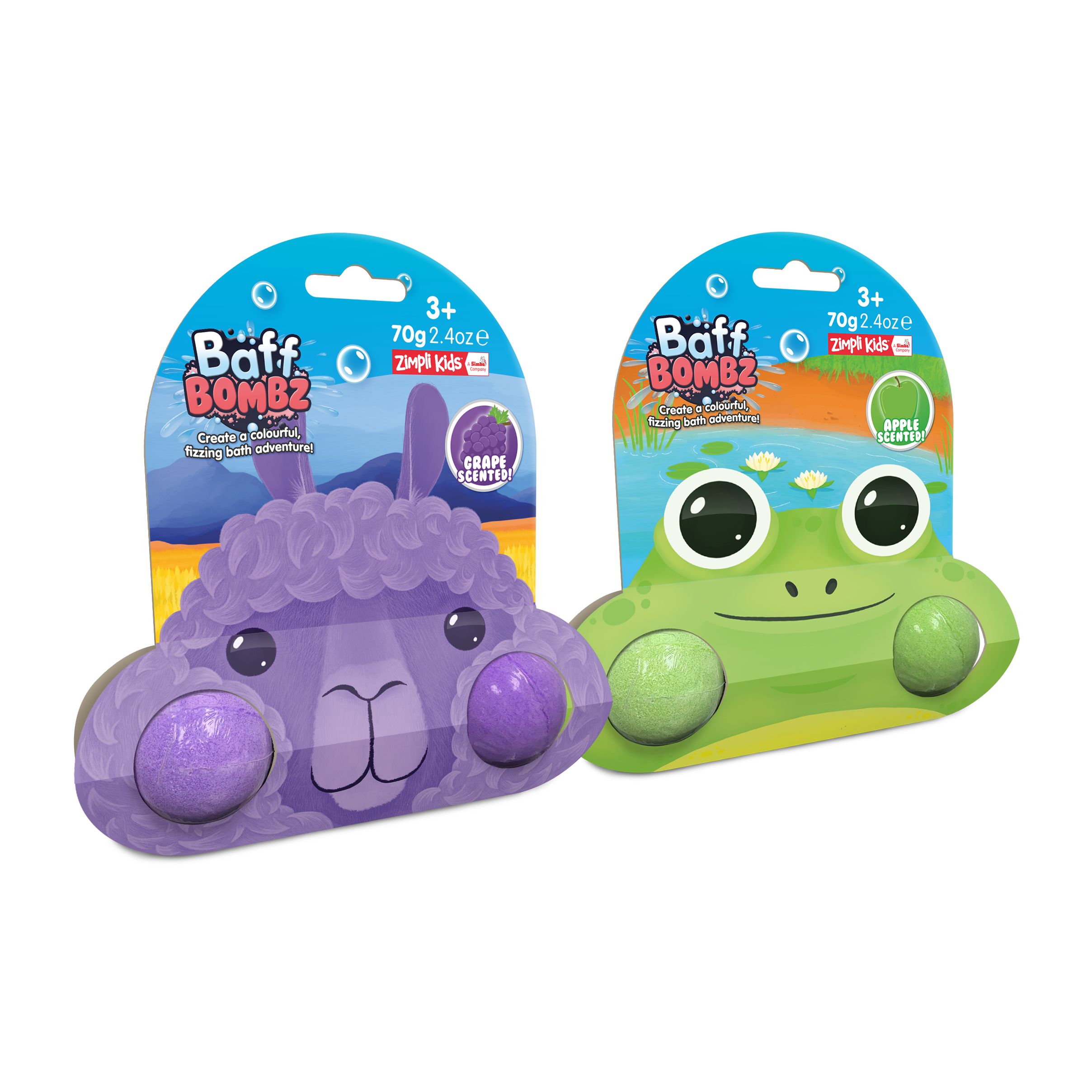 Zimpli 2Pack Baff Bombz - Frog