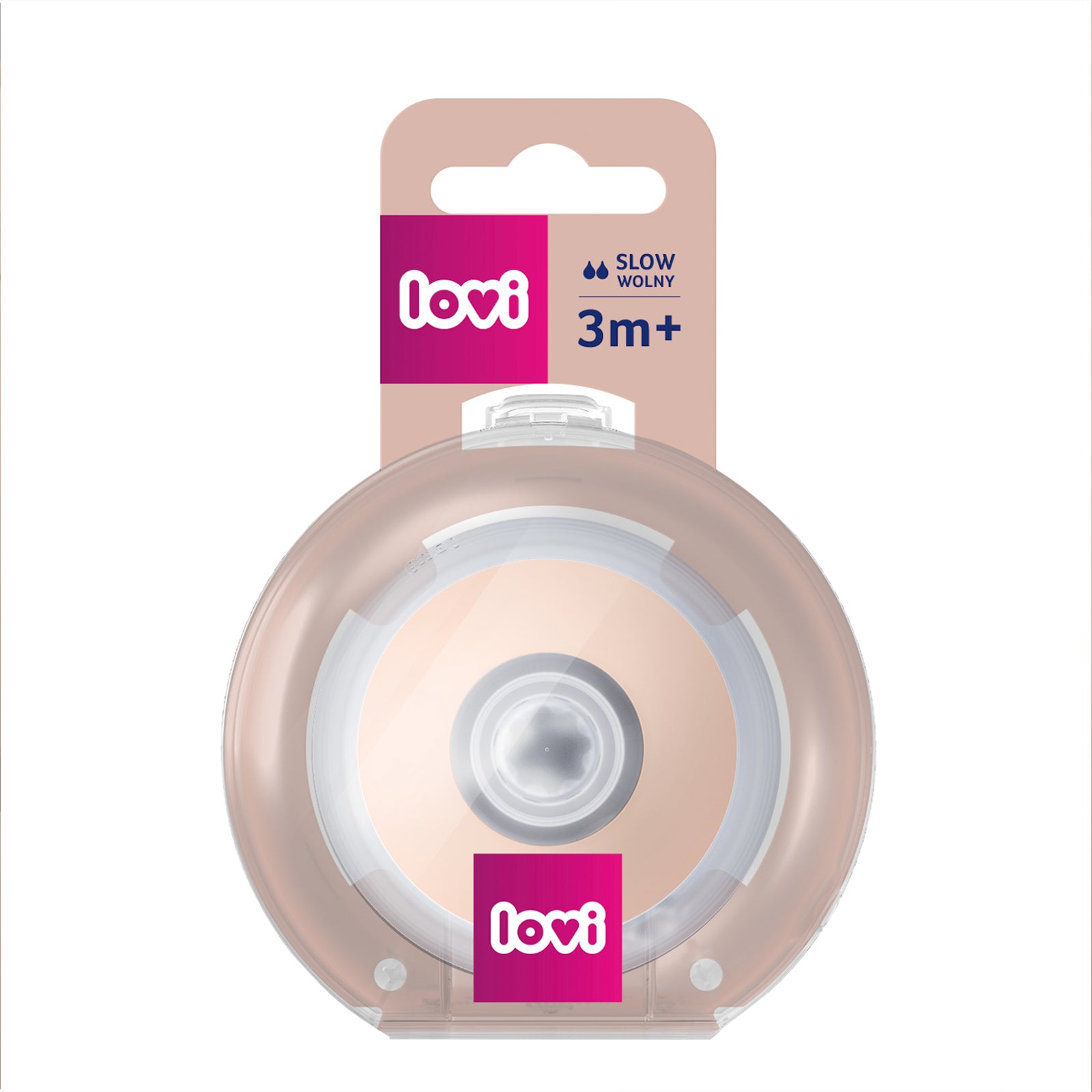 LOVI Mammafeel Dynamic Teat Slow 3m+ - 1 pc