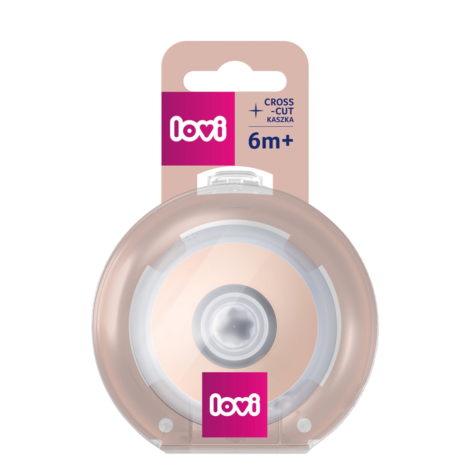 LOVI Mammafeel Dynamic Teat Cross-Cut 6m+ - 1 pc