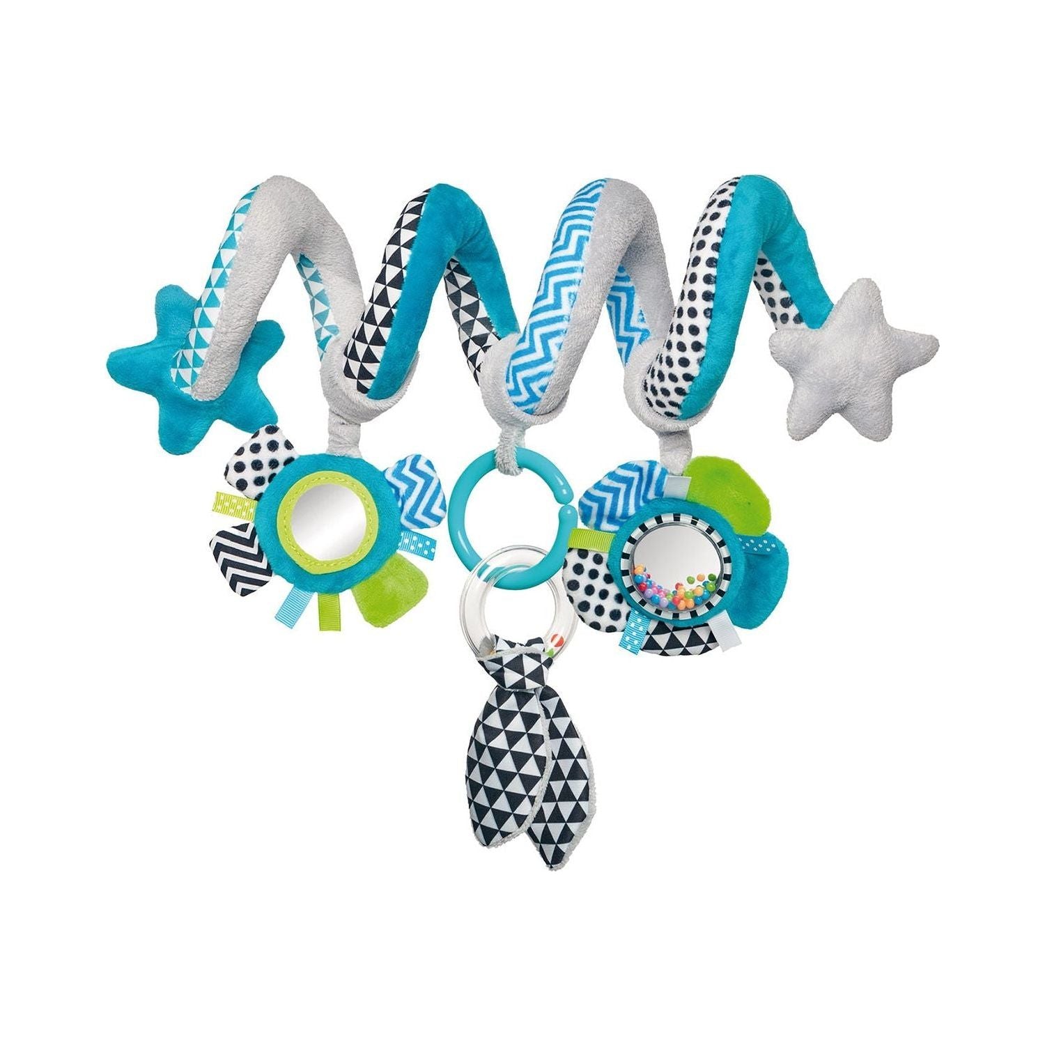 Canpol Babies Interactive Spiral Toy Zigzag 0m+ - Blue