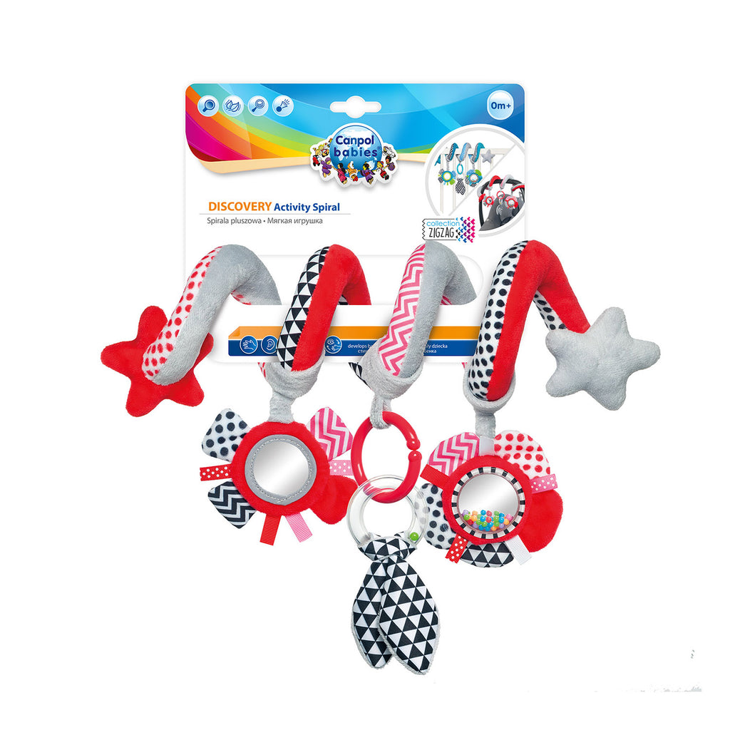 Canpol Interactive Spiral Toy Zigzag - Choose Colour