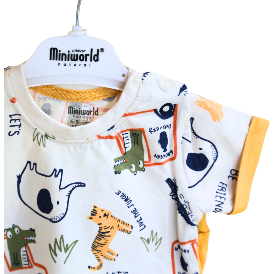 Miniworld - Safari Baby Boy Summer Set 2 pcs (6-24 MONTHS)