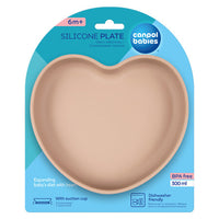 Canpol Silicone Suction plate HEART - Choose Colour