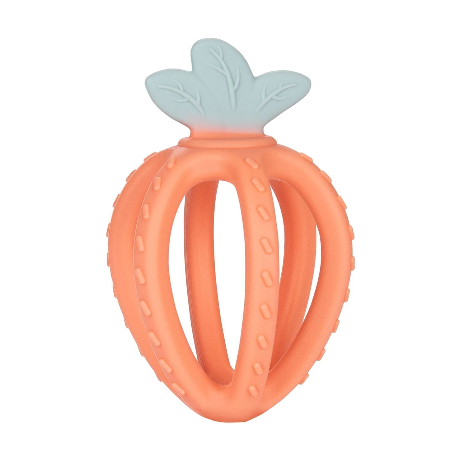 Canpol 3D Silicone Sensory Teether STRAWBERRY 3m+