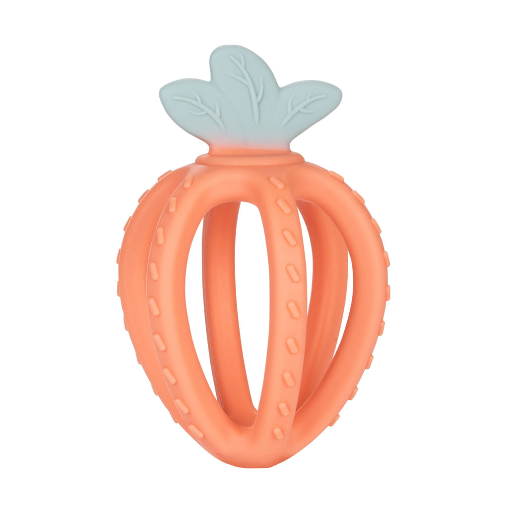 Canpol 3D Silicone Sensory Teether STRAWBERRY
