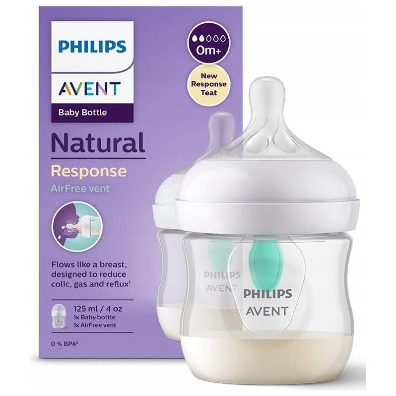 Philips Avent Natural Responsive Bottle With Air Free Vent 125 ml