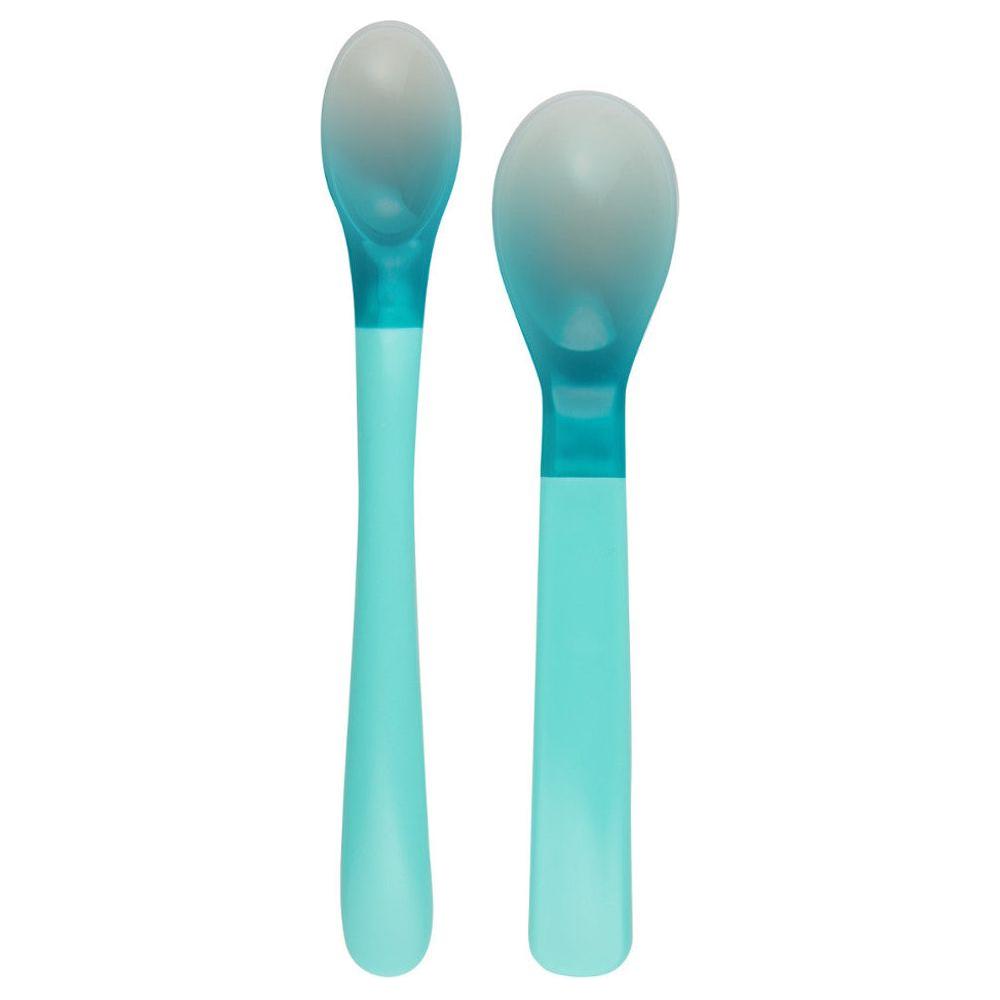 Canpol Babies Color Changing Spoons-Temperature 2 pcs - Blue