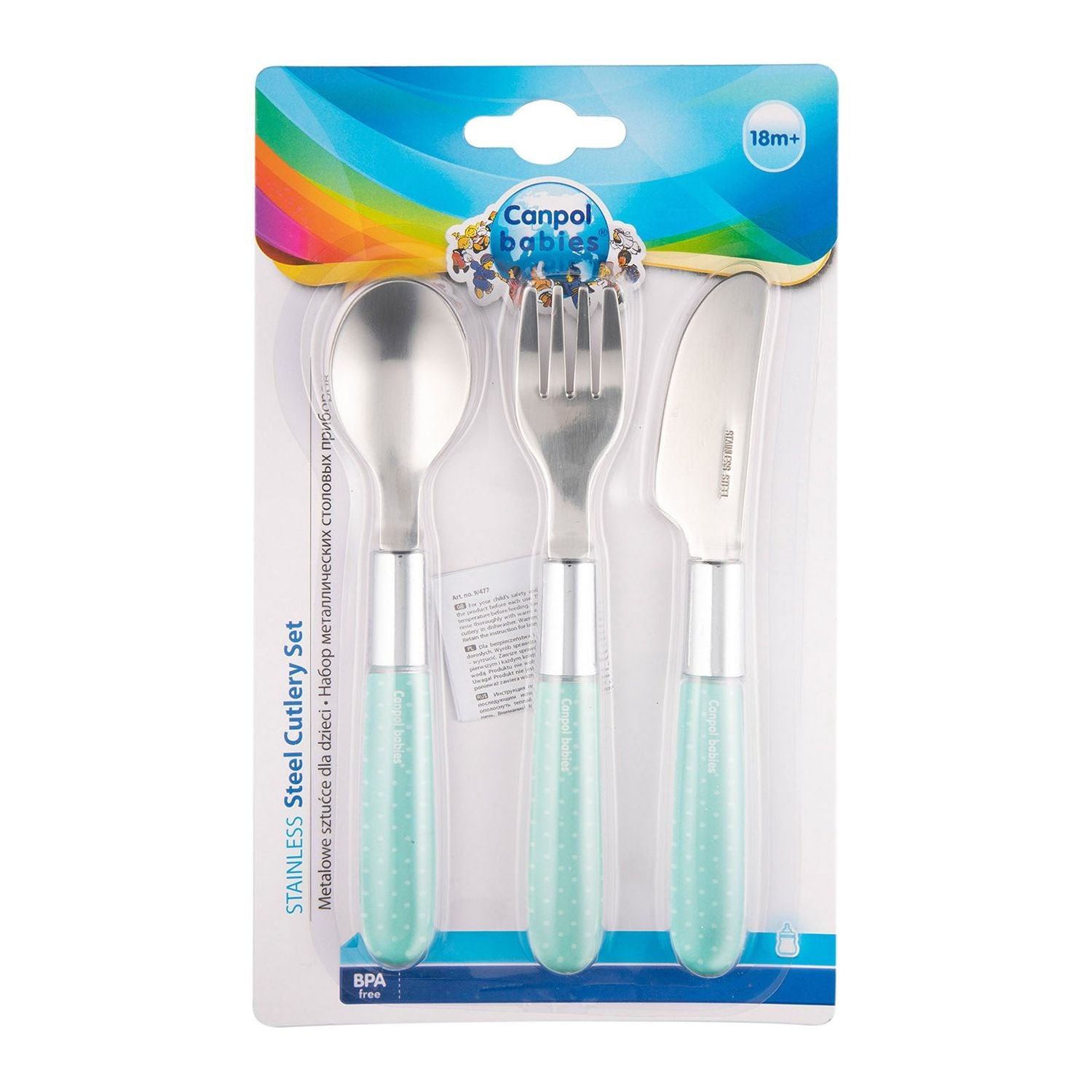 Canpol Babies Stainless Steel Cutlery Set