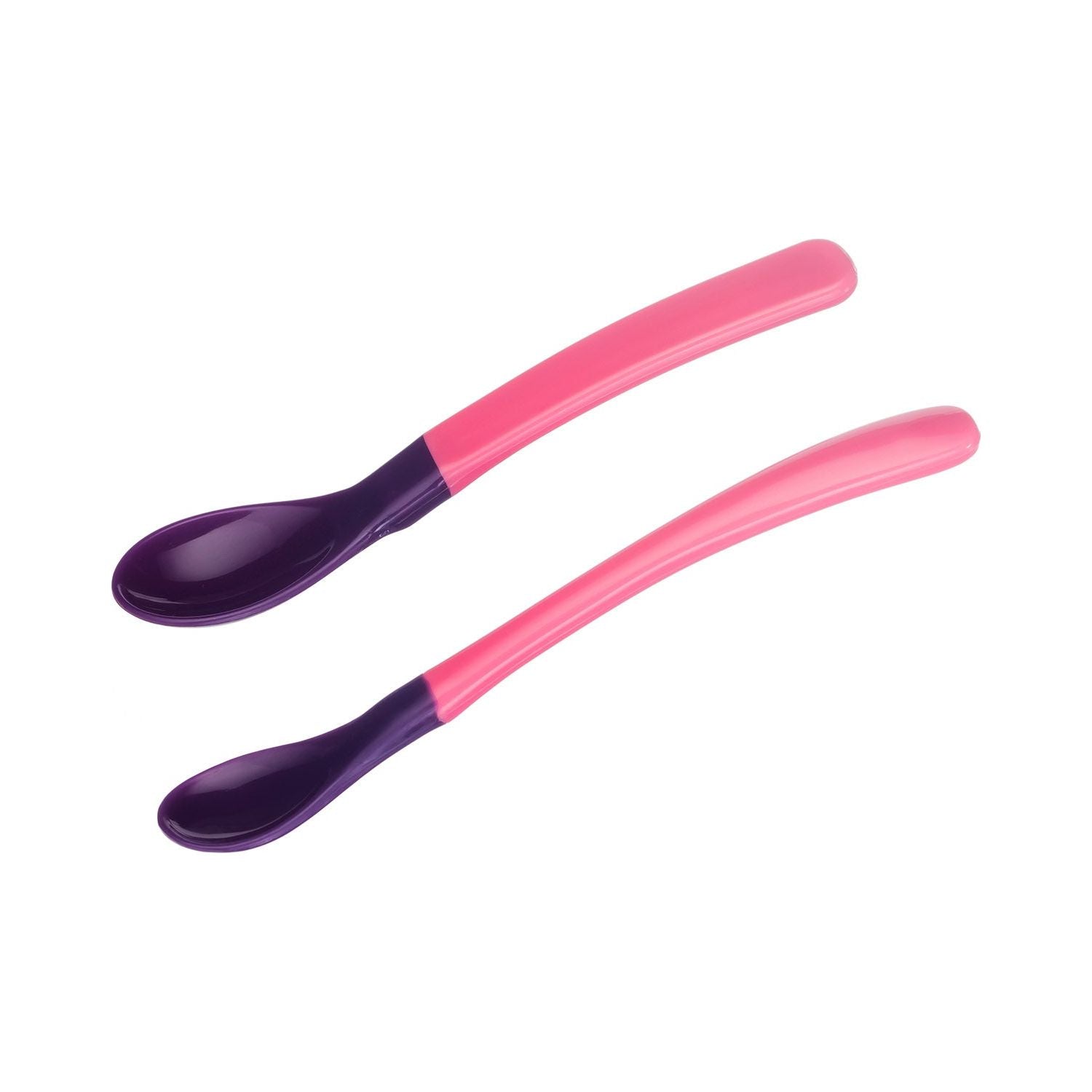 Canpol Babies Color Changing Spoons-Temperature 2 pcs - Pink