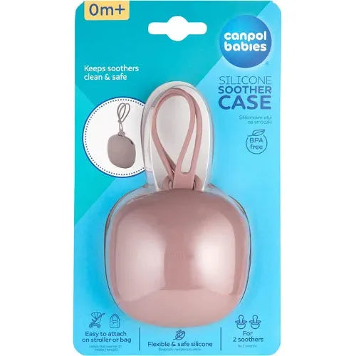 Canpol Silicone Soother Case - Pink