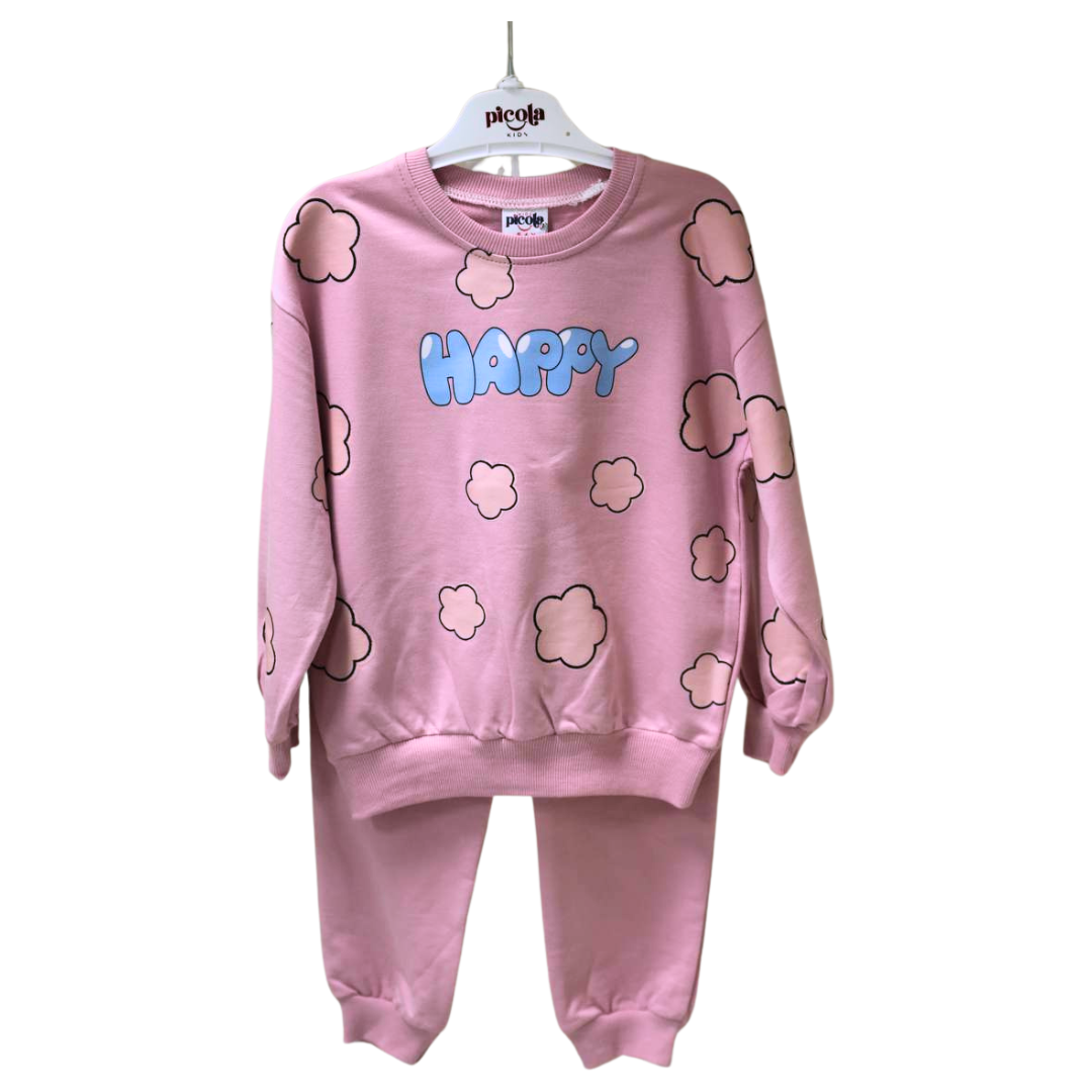 Picola Joggers Set Happy - Pink