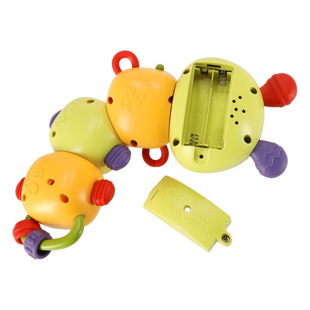 Happy Bunny Music Caterpillar Twist Toy With Lights 18m+