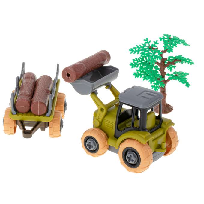 Happy Bunny Farm Set With Tractor and Horses