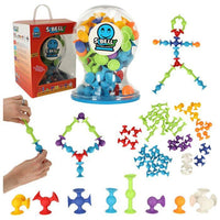 Sibelly Suction Cup Silicone Building Blocks - 50 pcs