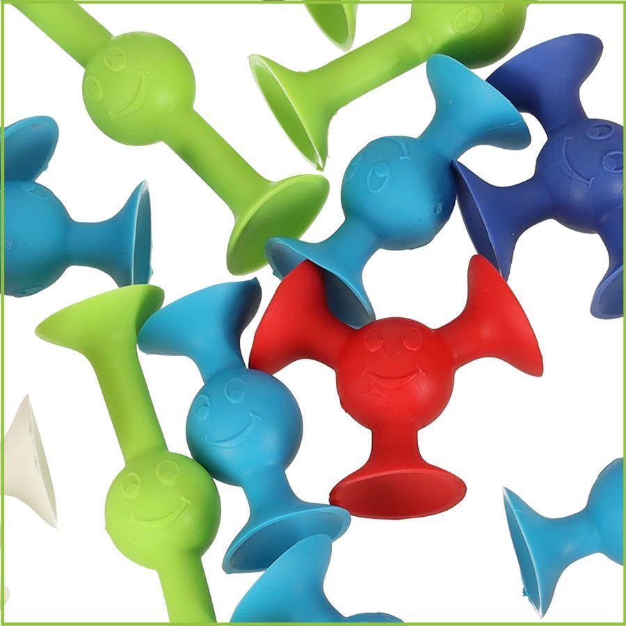 Sibelly Suction Cup Silicone Building Blocks - 50 pcs