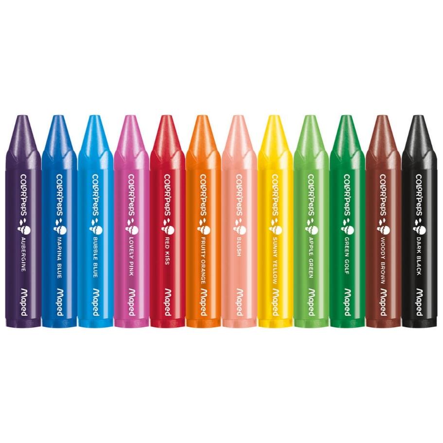 Maped Wax Jambo Crayons 1+ 12 Colours