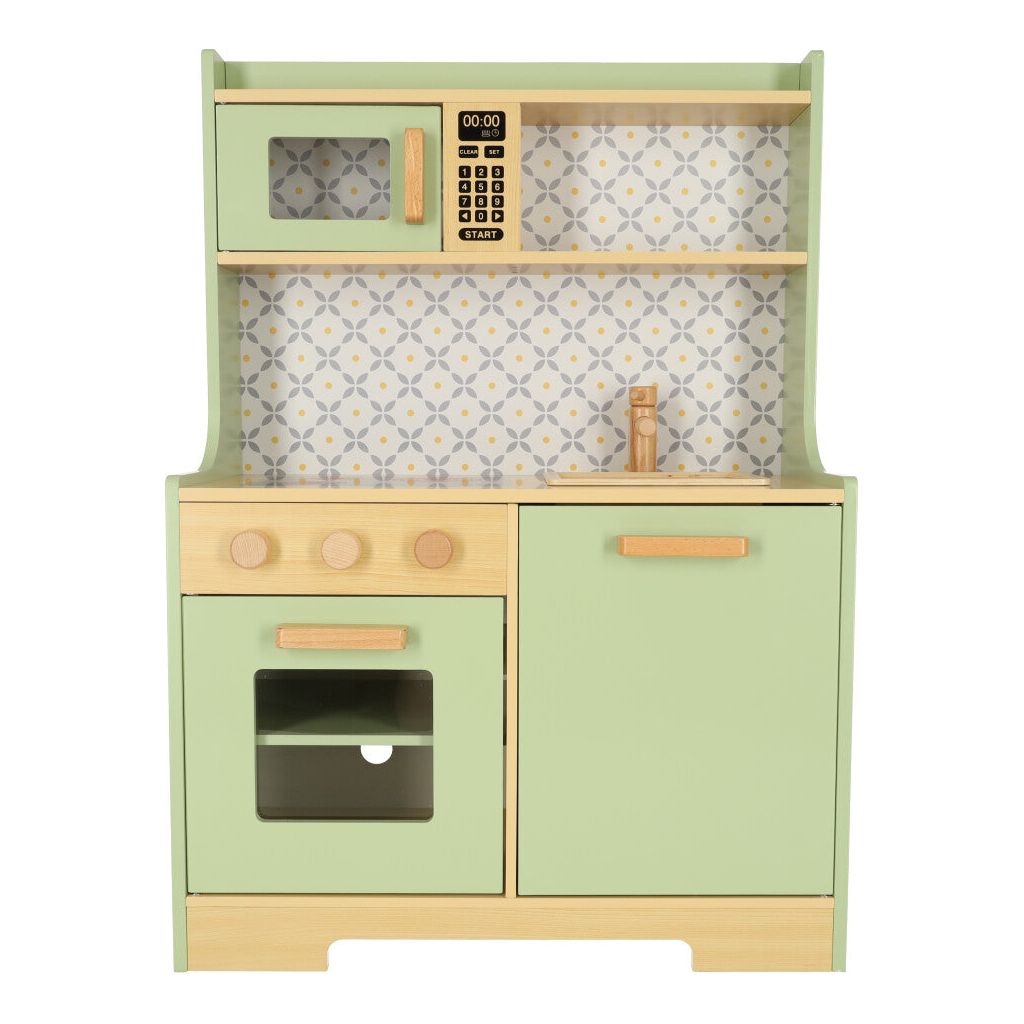 Lulilo Wooden Retro Green Mint Kitchen