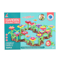 Happy Bunny Garden DIY Flower Building Blocks - 104 pcs
