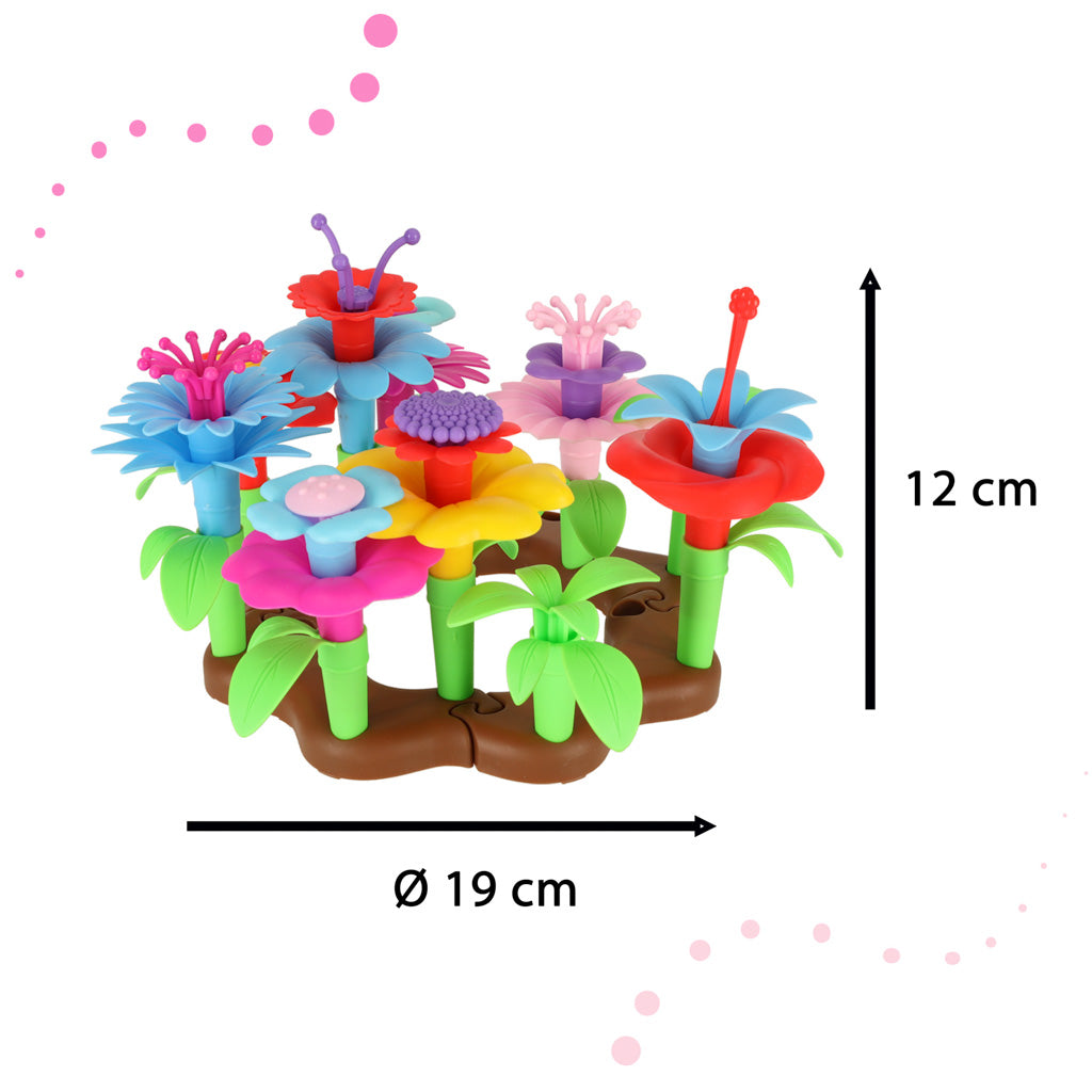 Happy Bunny Garden DIY Flower Building Blocks - 48 pcs